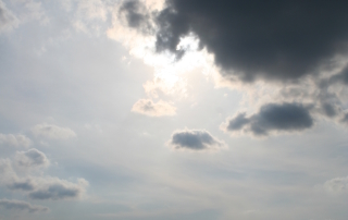 Is that cloud lifting or encroaching?